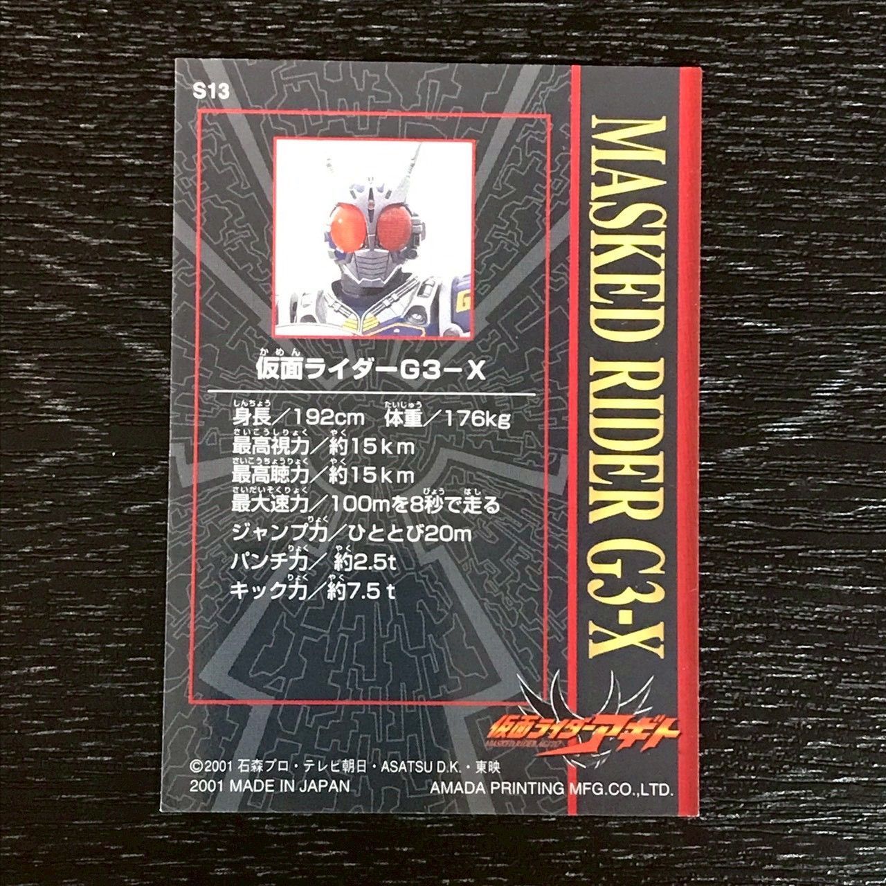 仮面ライダーG3-X 劇場版 仮面ライダーアギト PROJECT G4 2001