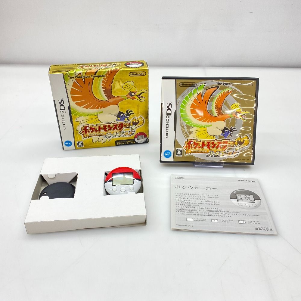 DSソフト「ポケットモンスター ハートゴールド」箱、説付 動作品
