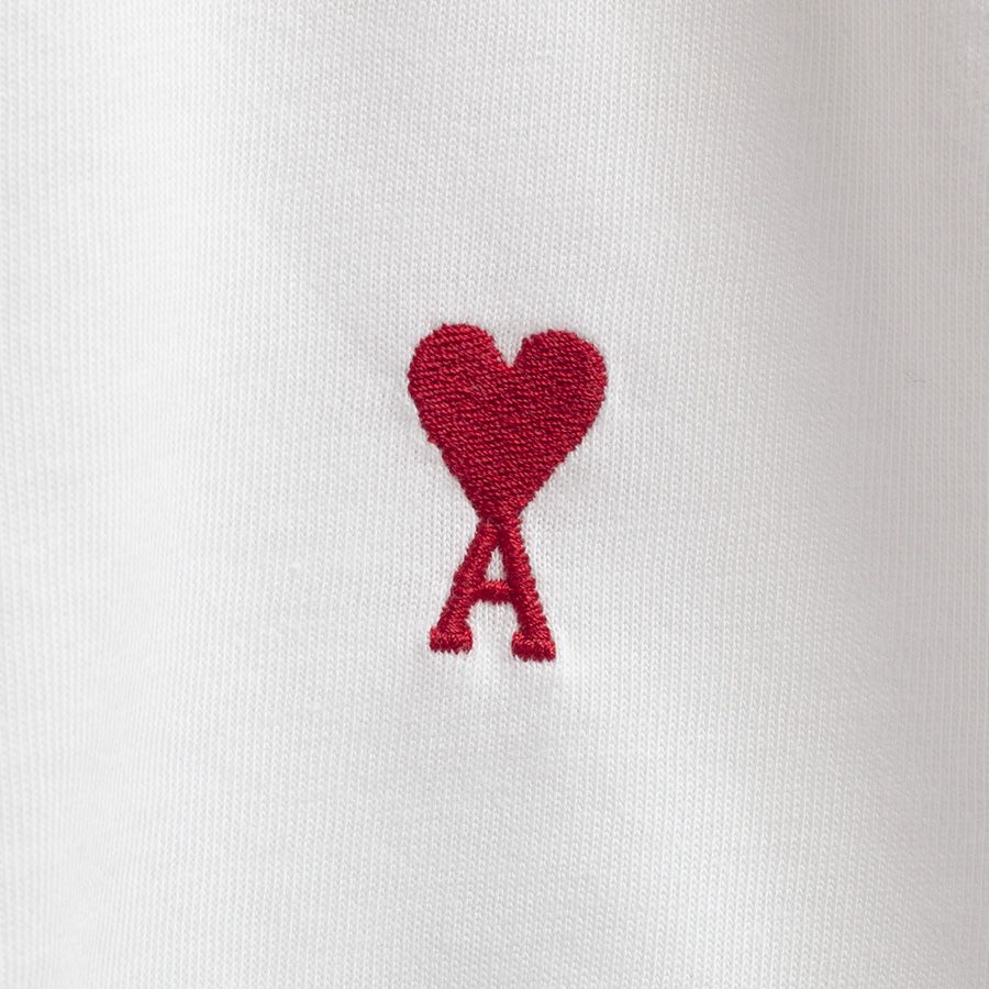 AMI PARIS アミパリス Tシャツ 半袖 ハートAロゴ ワンポイント 刺繍