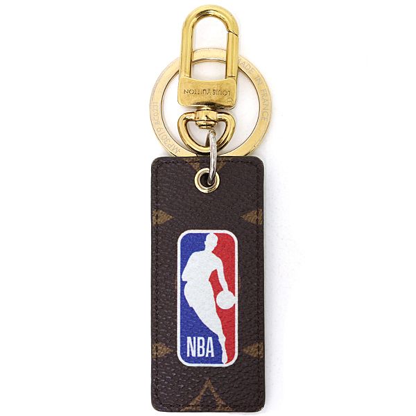 ルイ ヴィトン LOUIS VUITTON ポルト クレ･モノグラム レターズ バッグチャーム兼キーホルダー NBAロゴ MP3019 【中古】Aランク LOUIS VUITTON - ルイ ヴィトン LOUIS VUITTON ポルト クレ