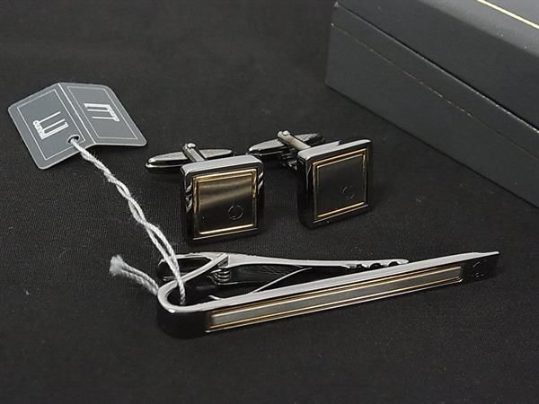 □美品□ dunhill ダンヒル カフスボタン カフリンクス ネクタイピン