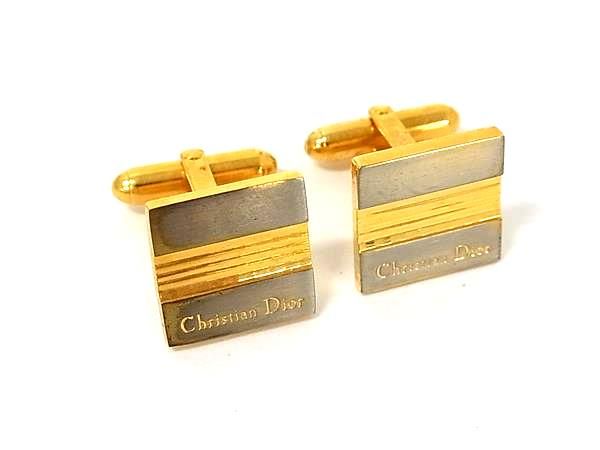 □美品□ ChristianDior クリスチャンディオール カフリンクス カフス