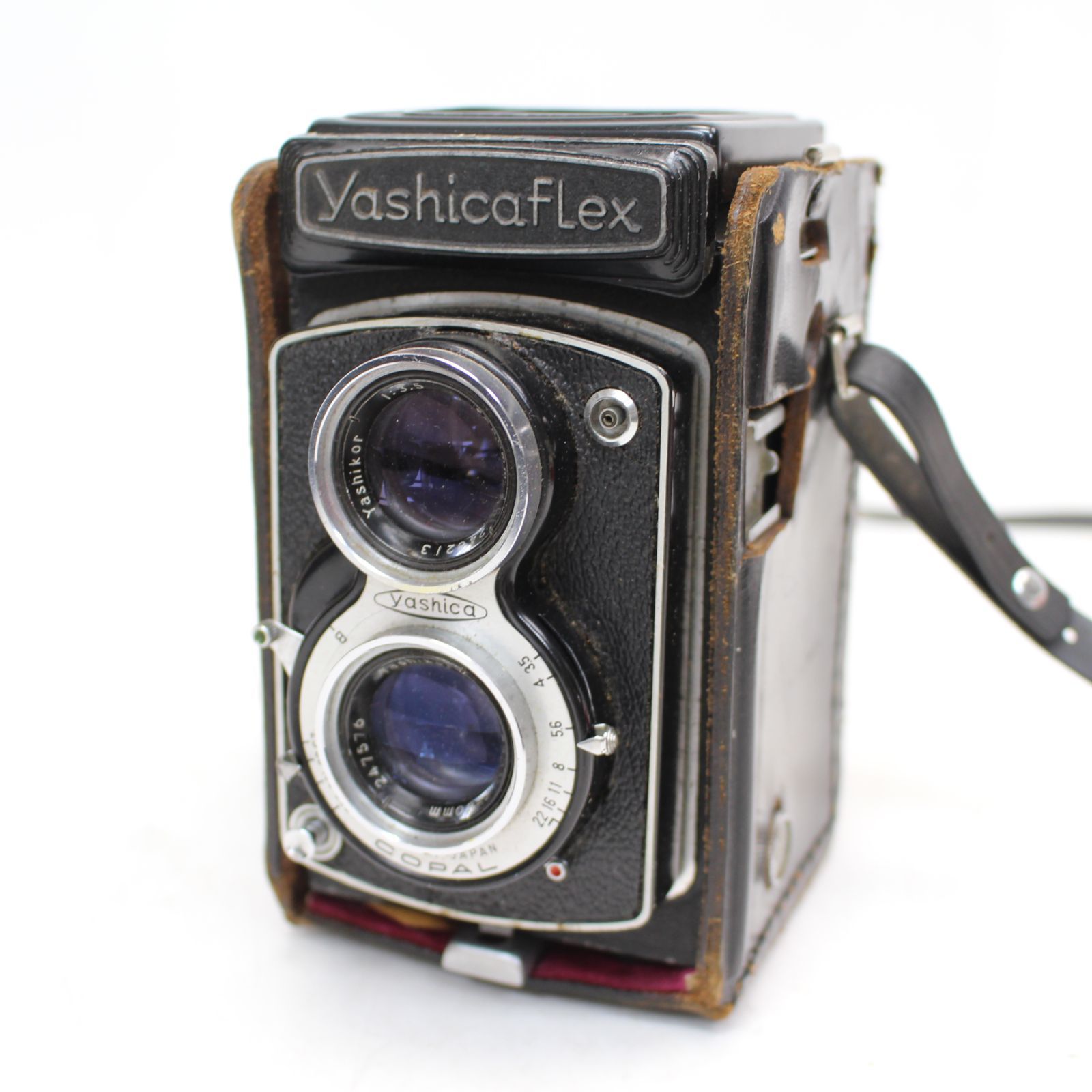 714)ヤシカ Yashicaflex 二眼レフカメラ シャッターOK ジャンク品