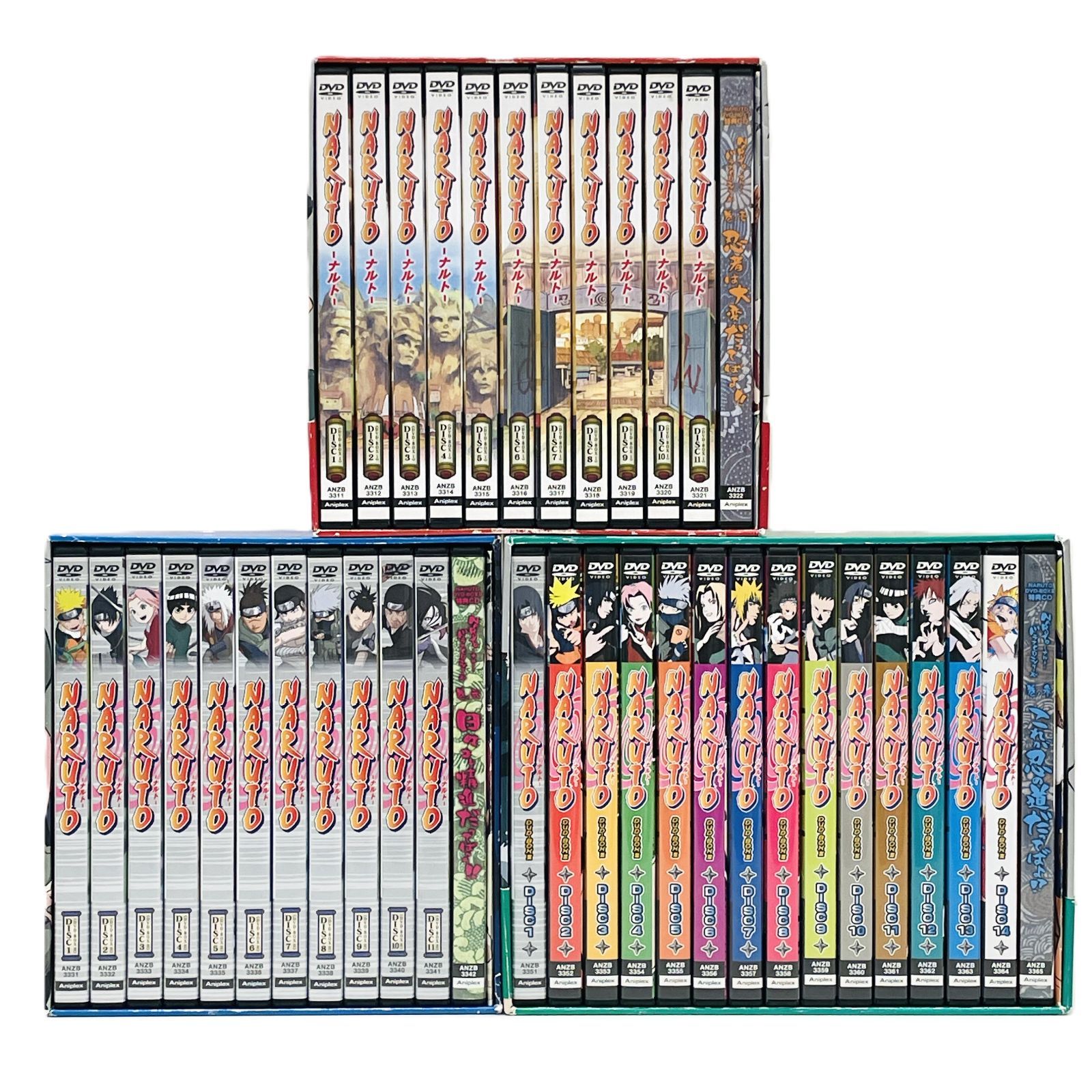 完全生産限定版】 NARUTO ナルト DVD-BOX 1～3 セット売り - メルカリ