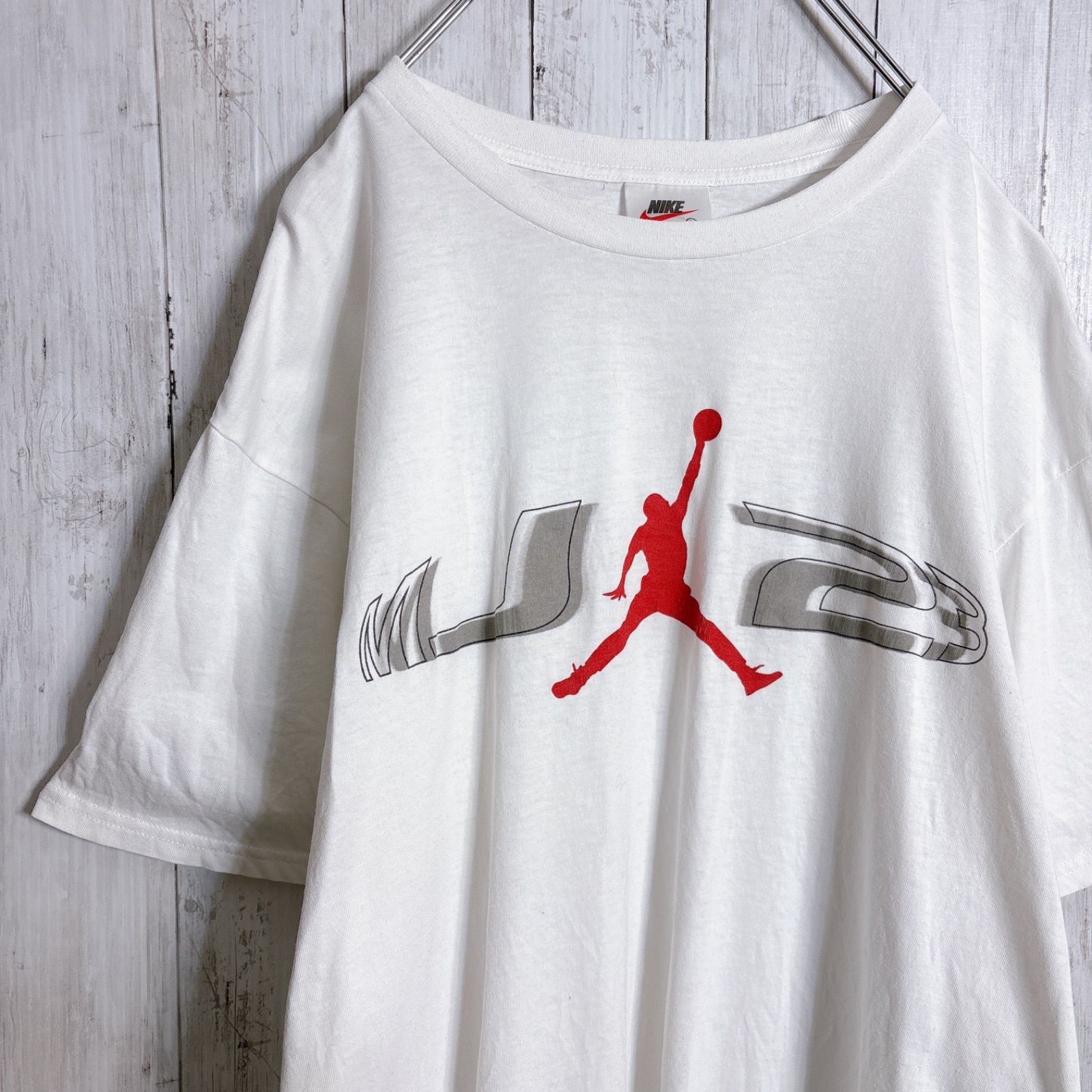 【お宝古着】90s Vintage 古着 ジョーダン JORDAN 23 ロゴ プリント 半袖Tシャツ #95