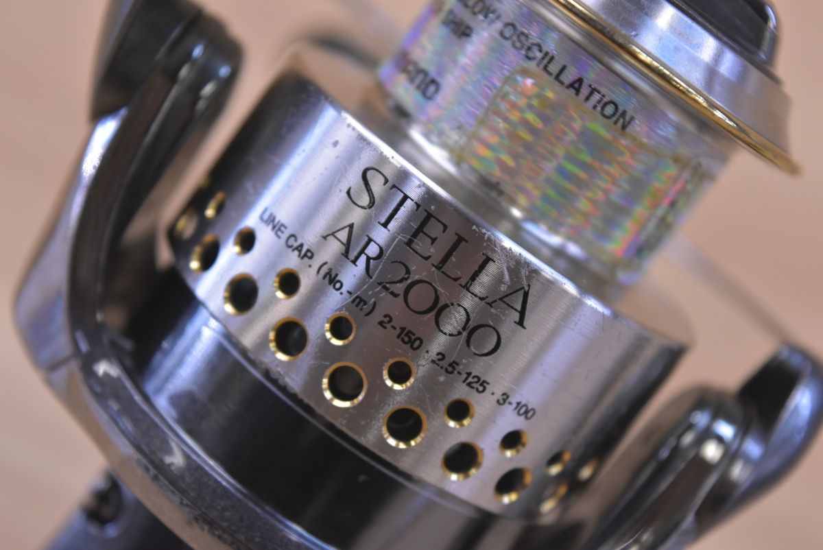 シマノ 01 ステラ AR 2000 SHIMANO STELLA 替えスプール付き ブラック 