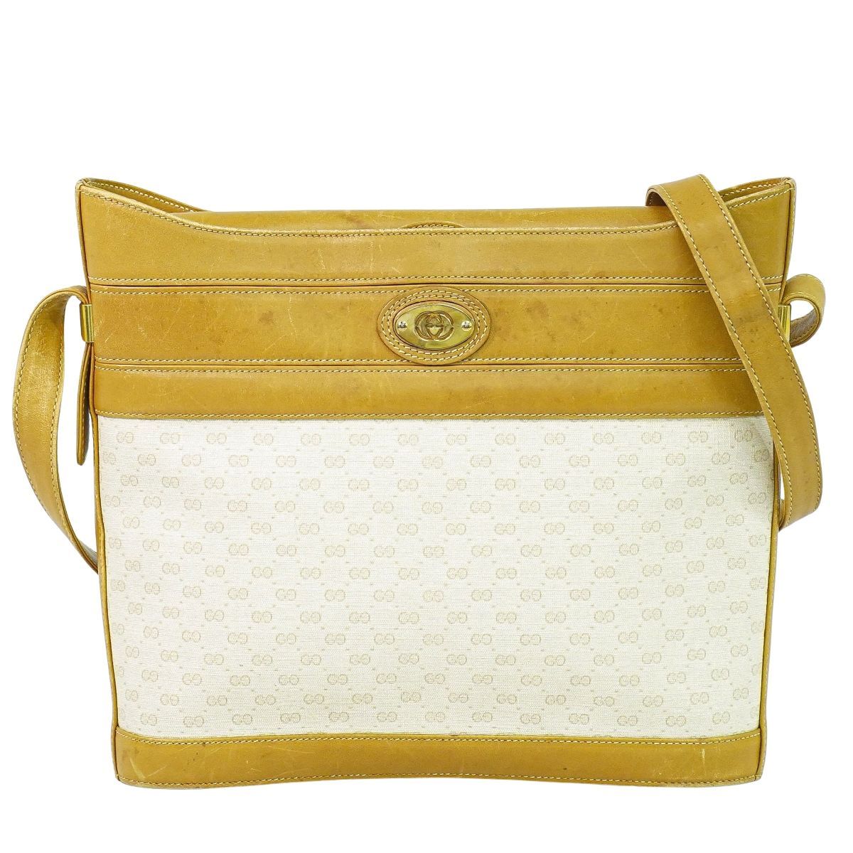 本物 グッチ GUCCI オールドグッチ マイクロGG ショルダーバッグ ポシェット PVC ブラウン バッグ 中古・ 本物 グッチ GUCCI オールドグッチ マイクロGG ショルダーバッグ