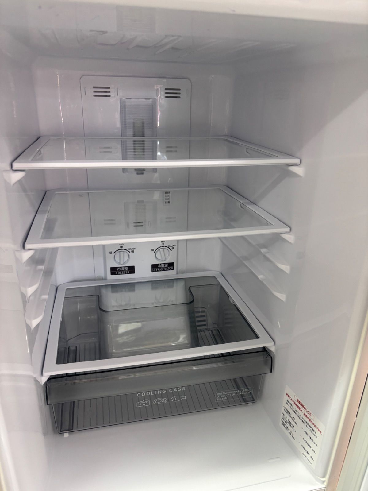 ★リユースのサカイ横浜南店★YM1295 MITSUBISHI 冷蔵庫 MR-P15J-W 146L 23年製 動作確認／クリーニング済み ☆リユースのサカイ横浜南店☆YM1295 MITSUBISHI 冷蔵庫 MR-P15J-W