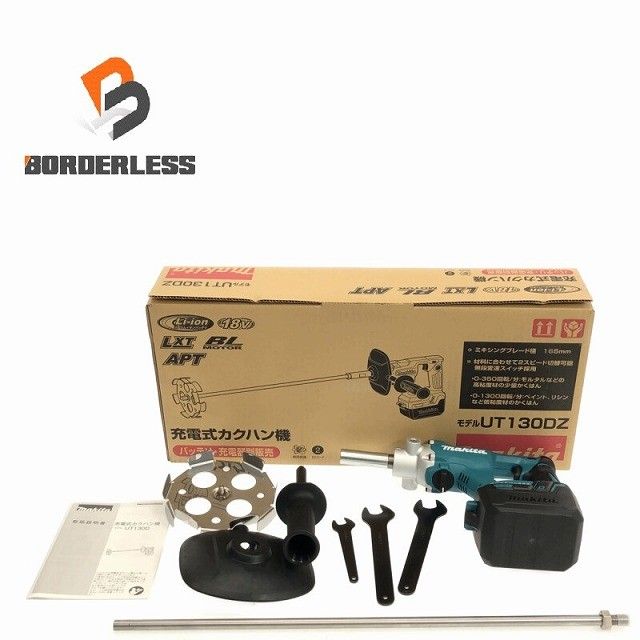 ☆未使用品☆makita マキタ 18V 充電式カクハン機 UT130DZ 本体のみ コードレス かくはん機 撹拌機 攪拌機 ミキサー 電動工具126682