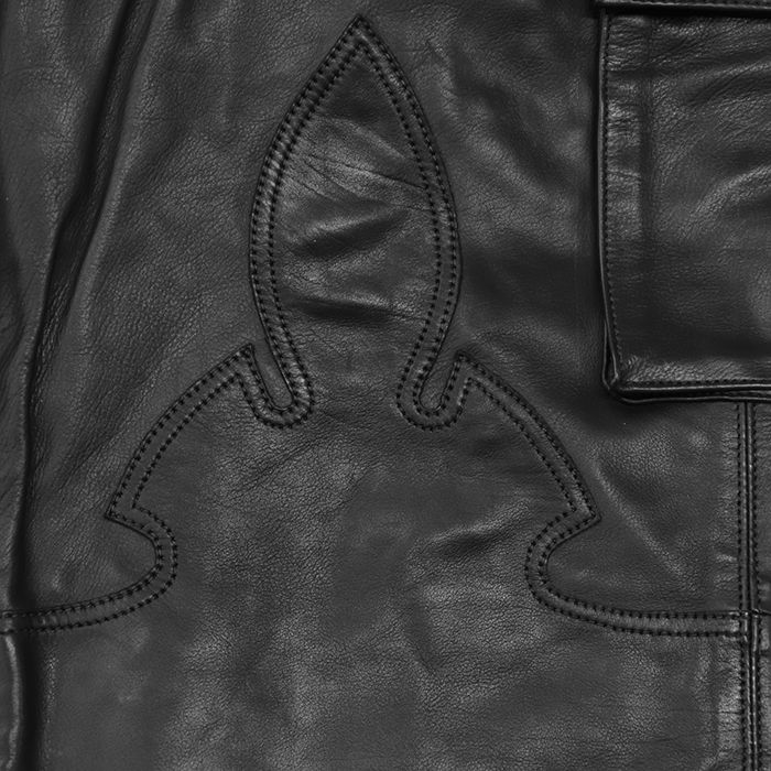 美品】CHROME HEARTS クロムハーツ レザーパンツ サイズ 30 メンズ