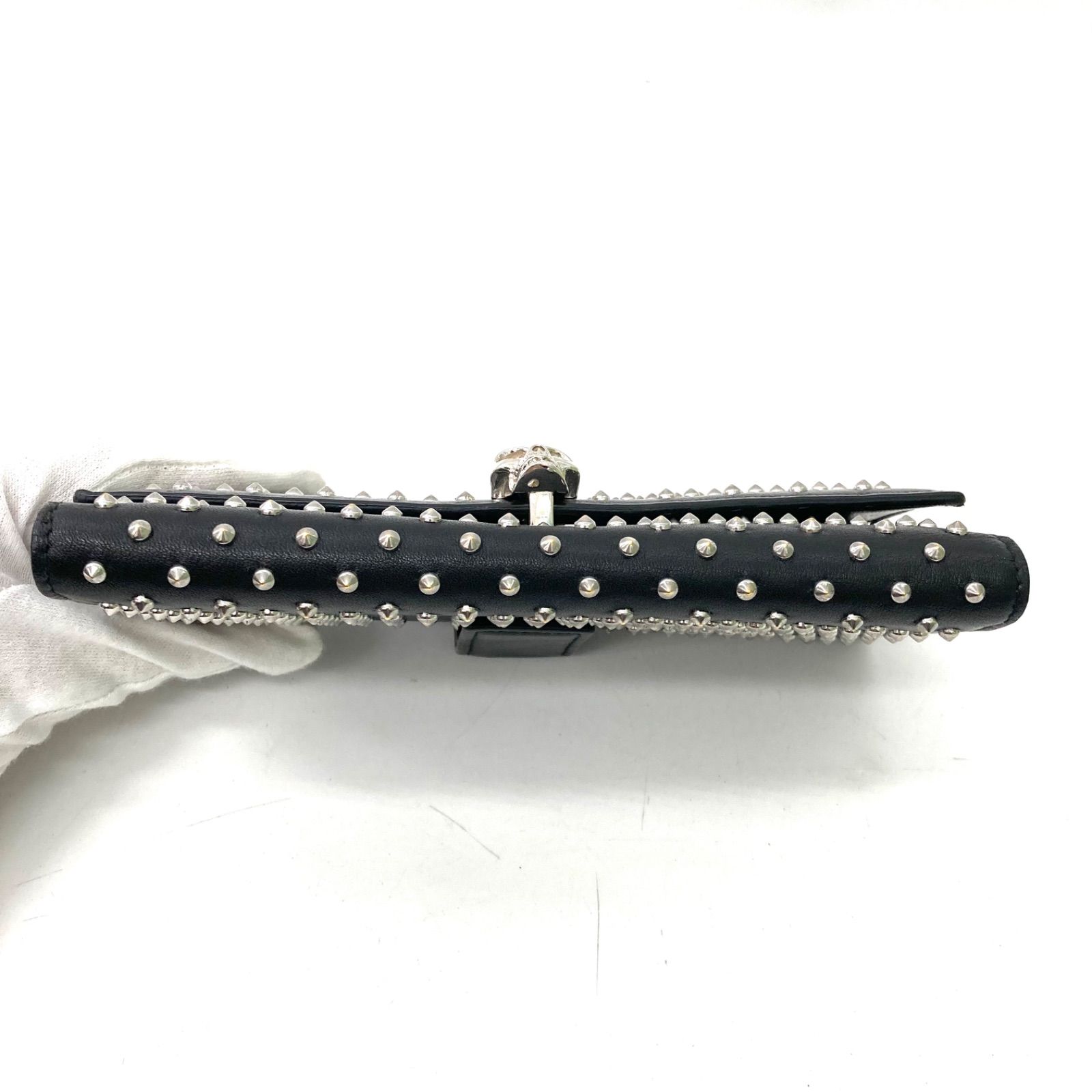 Alexander Mc Queen】アレキサンダーマックイーン 長財布 ブラック