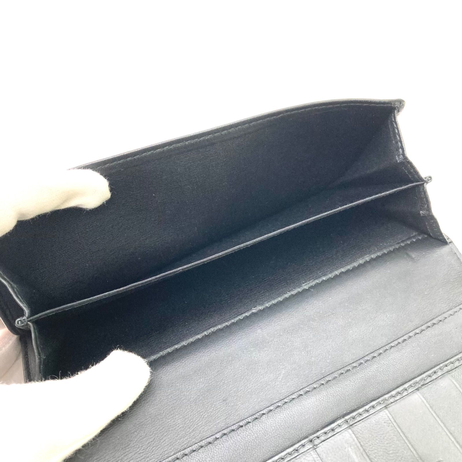 Alexander Mc Queen】アレキサンダーマックイーン 長財布 ブラック
