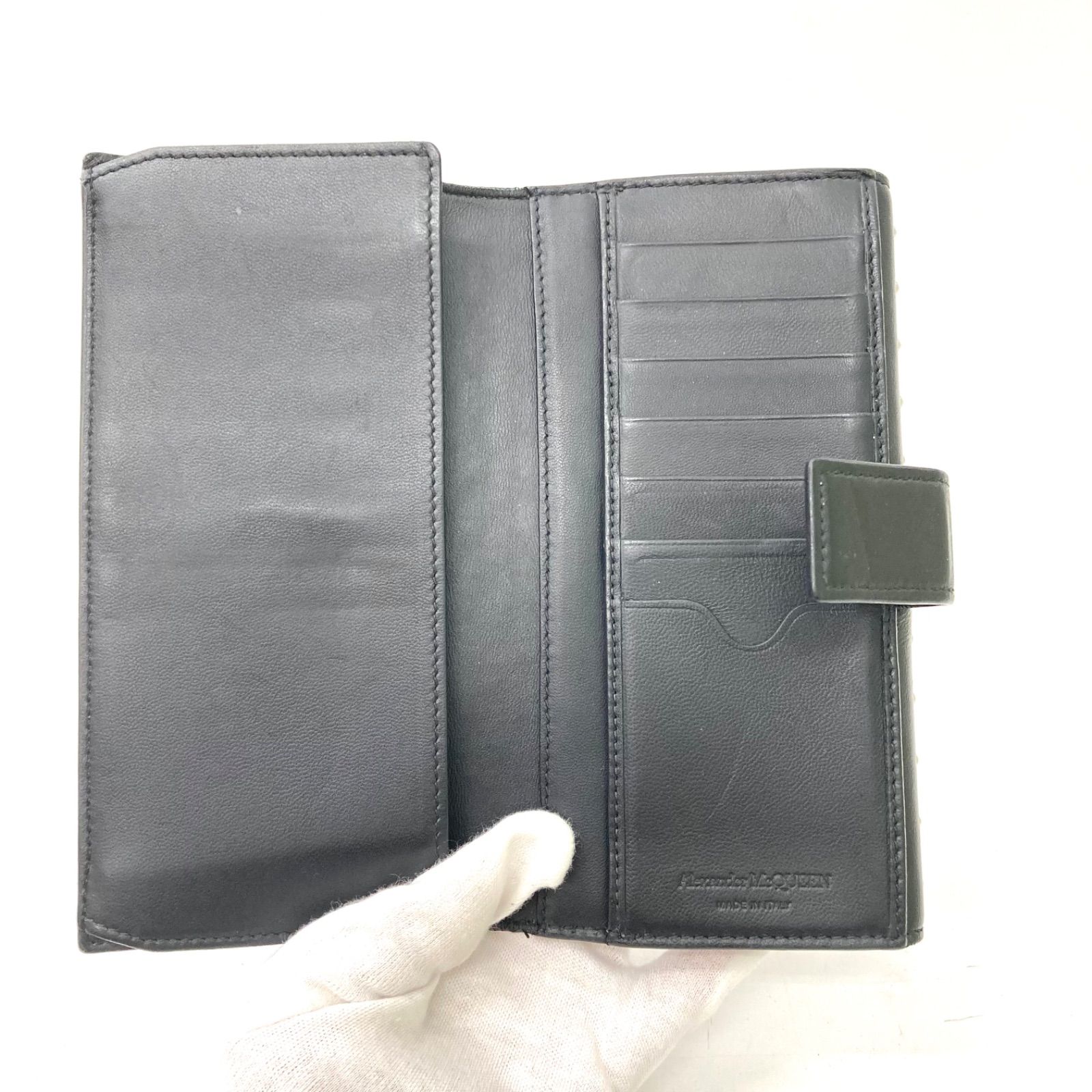Alexander Mc Queen】アレキサンダーマックイーン 長財布 ブラック