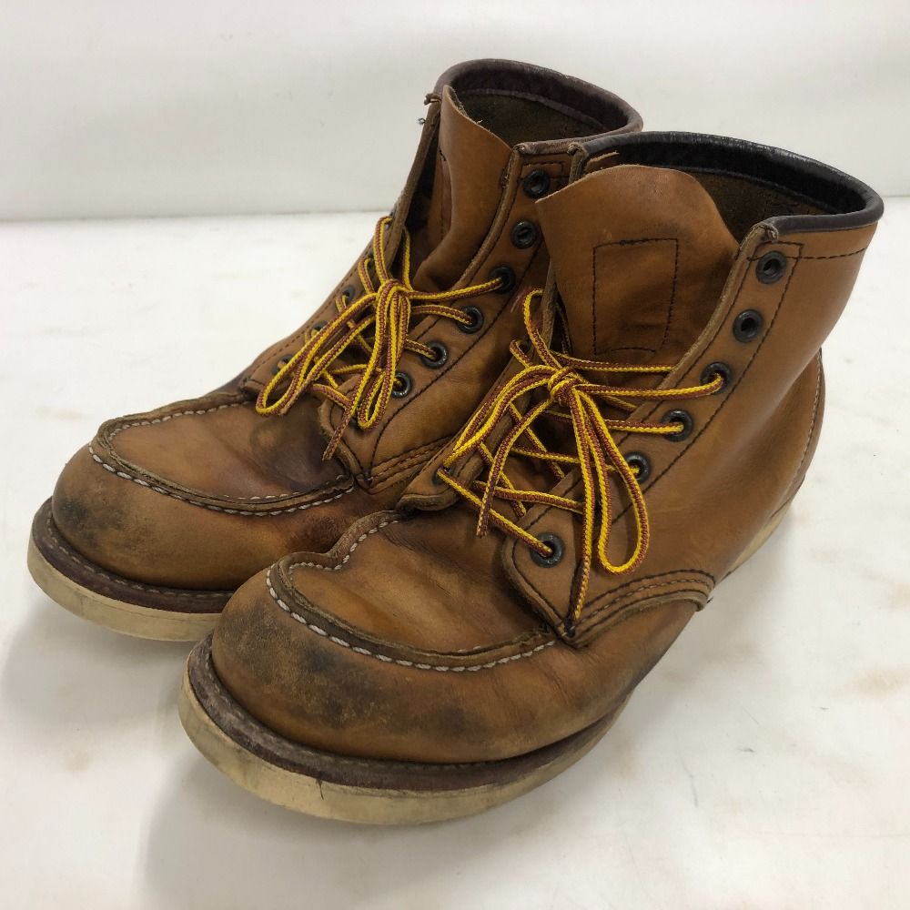 02w15392 レッドウィング RED WING レースアップブーツ ブラウン 27.0 