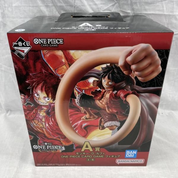 中古】未開)A賞 モンキー・D・ルフィ ONE PIECE CARD GAME フィギュア