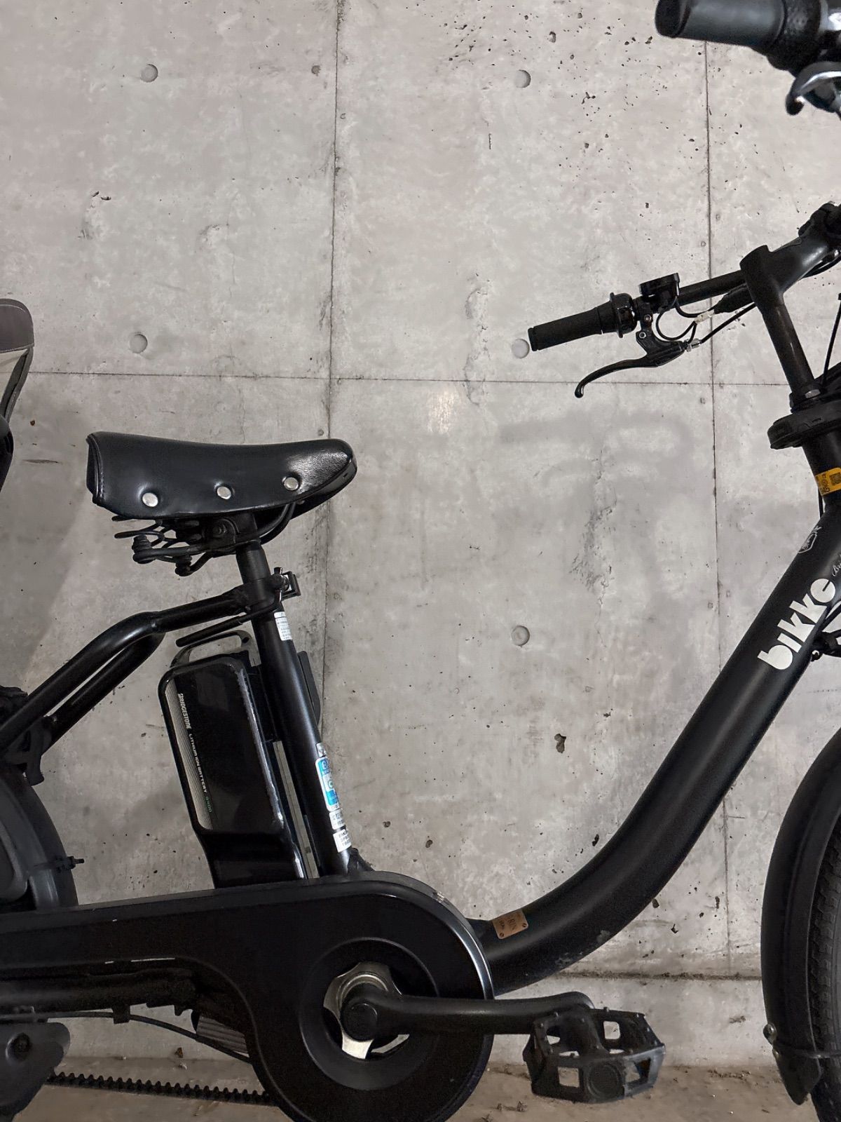 美品・限定カラー】bikke MOB dd マットブラック 子乗せ電動自転車 