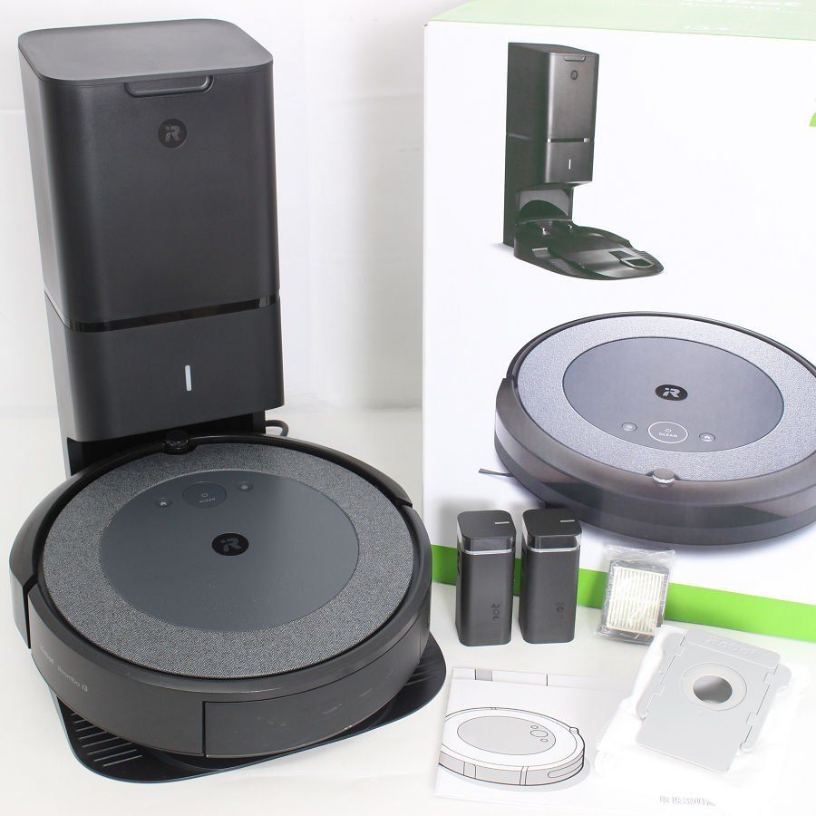 iRobot ルンバ i3+ ロボット掃除機 i355060 自動ゴミ収集機能 クリーンベース アイロボット i3プラス 替えパック付 アイロボット(IRobot) ルンバ i3+ ロボット掃除機 i355060 WiFi対応