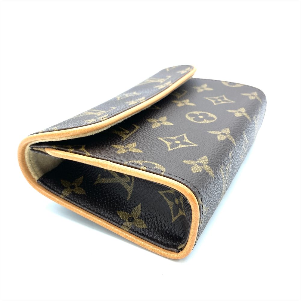 ルイヴィトン LOUIS VUITTON ポシェットフロランティーヌ ショルダーバッグ モノグラム キャンバス M51855 ブラウン ゴールド金具 FL1012【中古】 ルイヴィトン LOUIS VUITTON ポシェットフロランティーヌ ショルダー