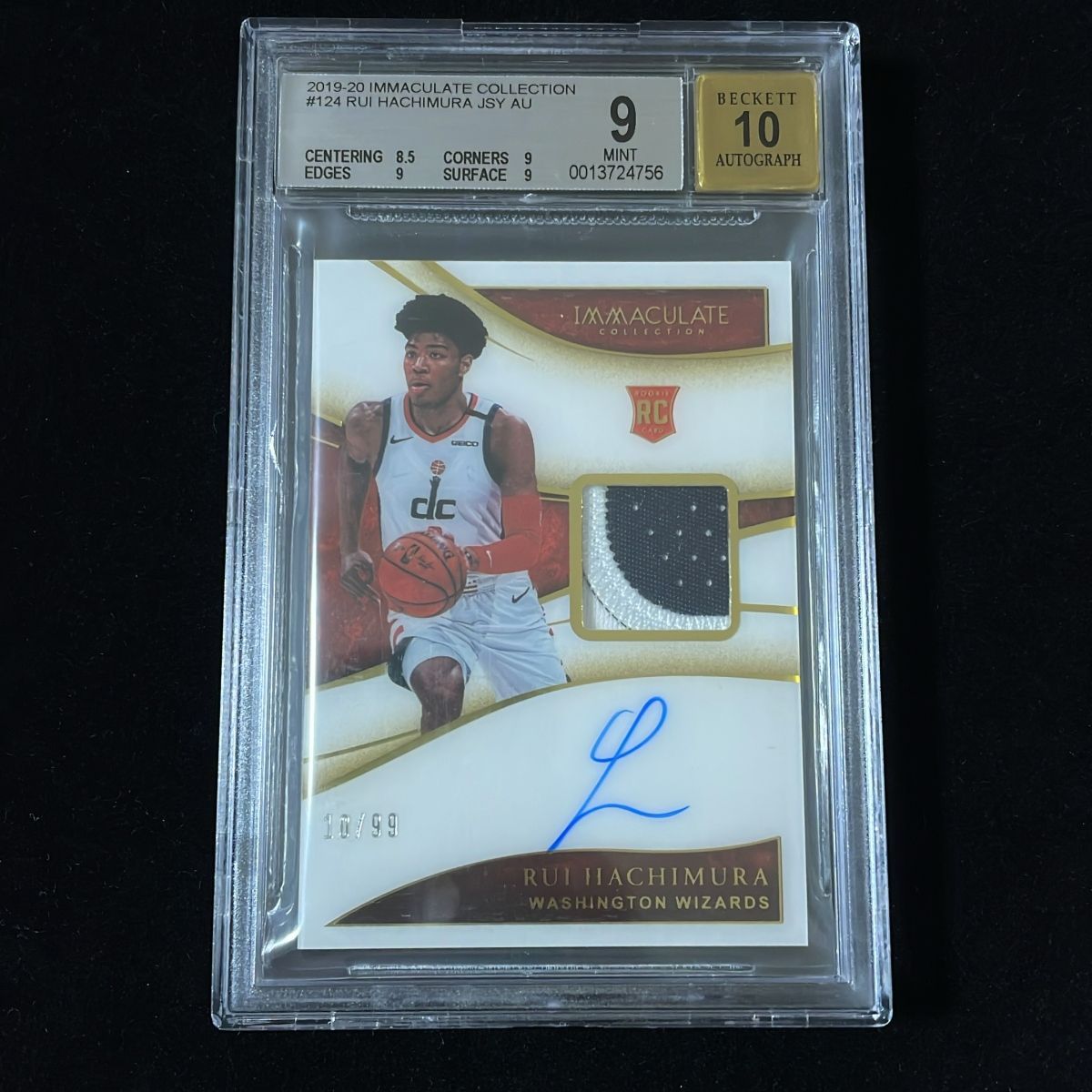18-19 PANINI immaculate ラベッシ直筆サインパッチジャージ 18-19