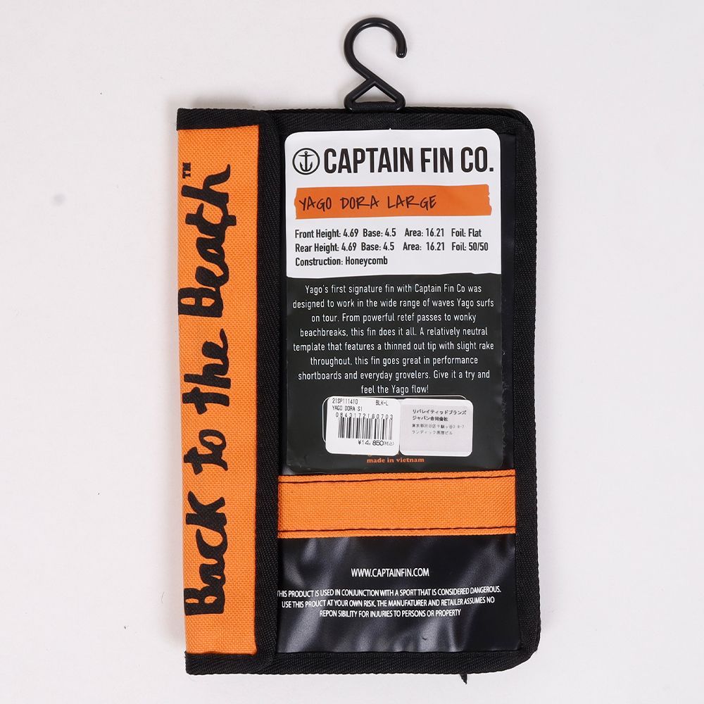 新品】【サイズL】CAPTAIN FIN キャプテンフィン YAGO DORA SI - BLACK