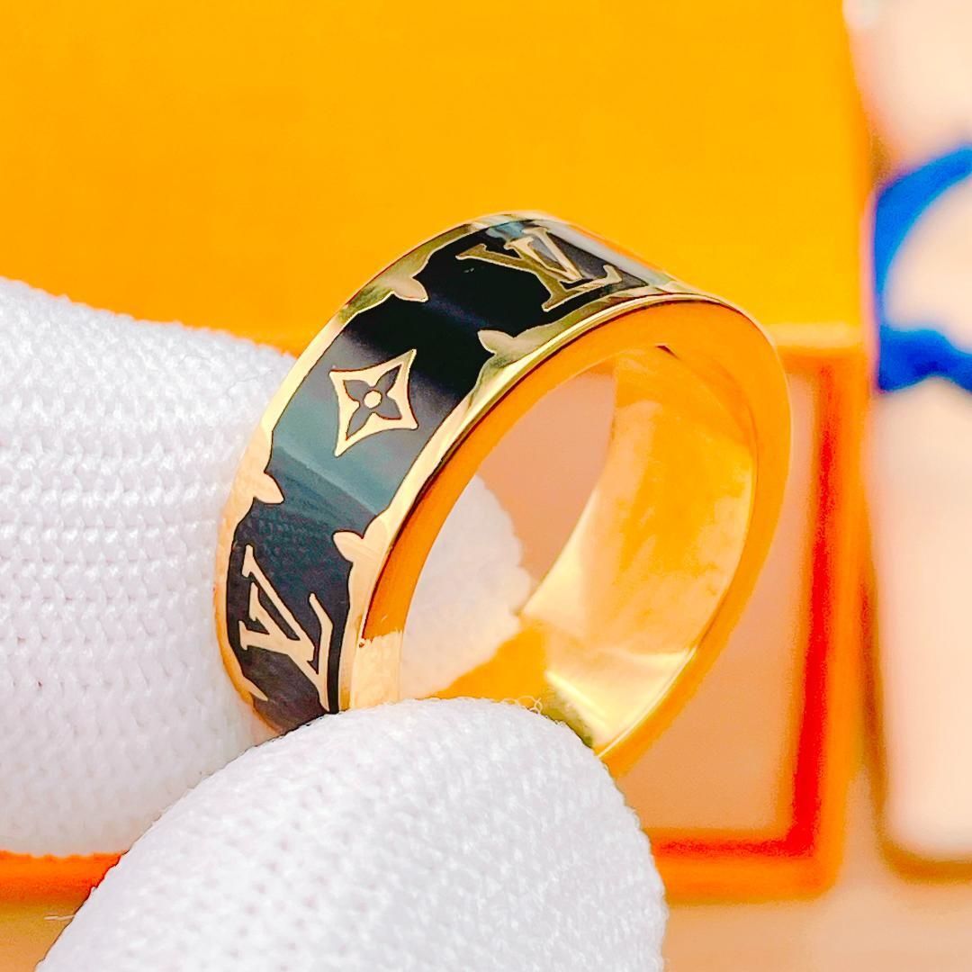 ◇ルイヴィトン◇LOUIS VUITTON M1568M ナノグラム エナメル リング