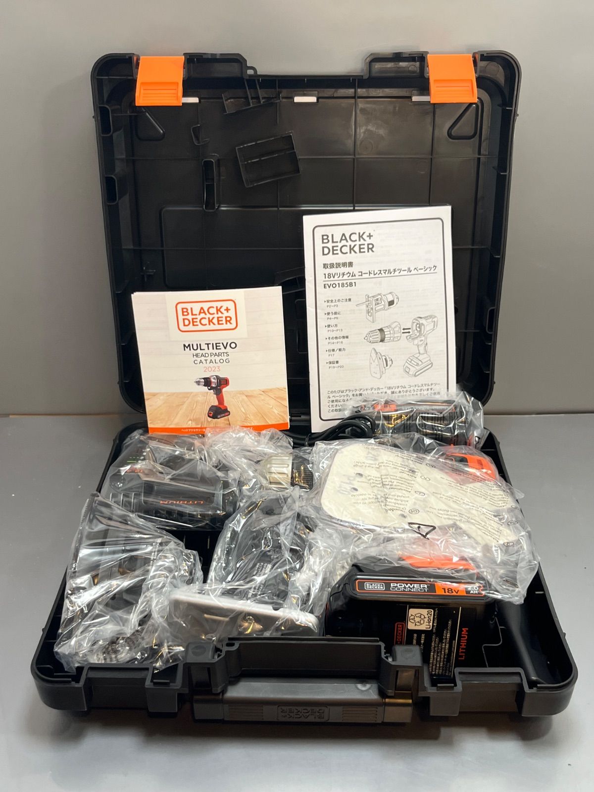 未使用品】 BLACK+DECKER 18V リチウム コードレス・マルチツール