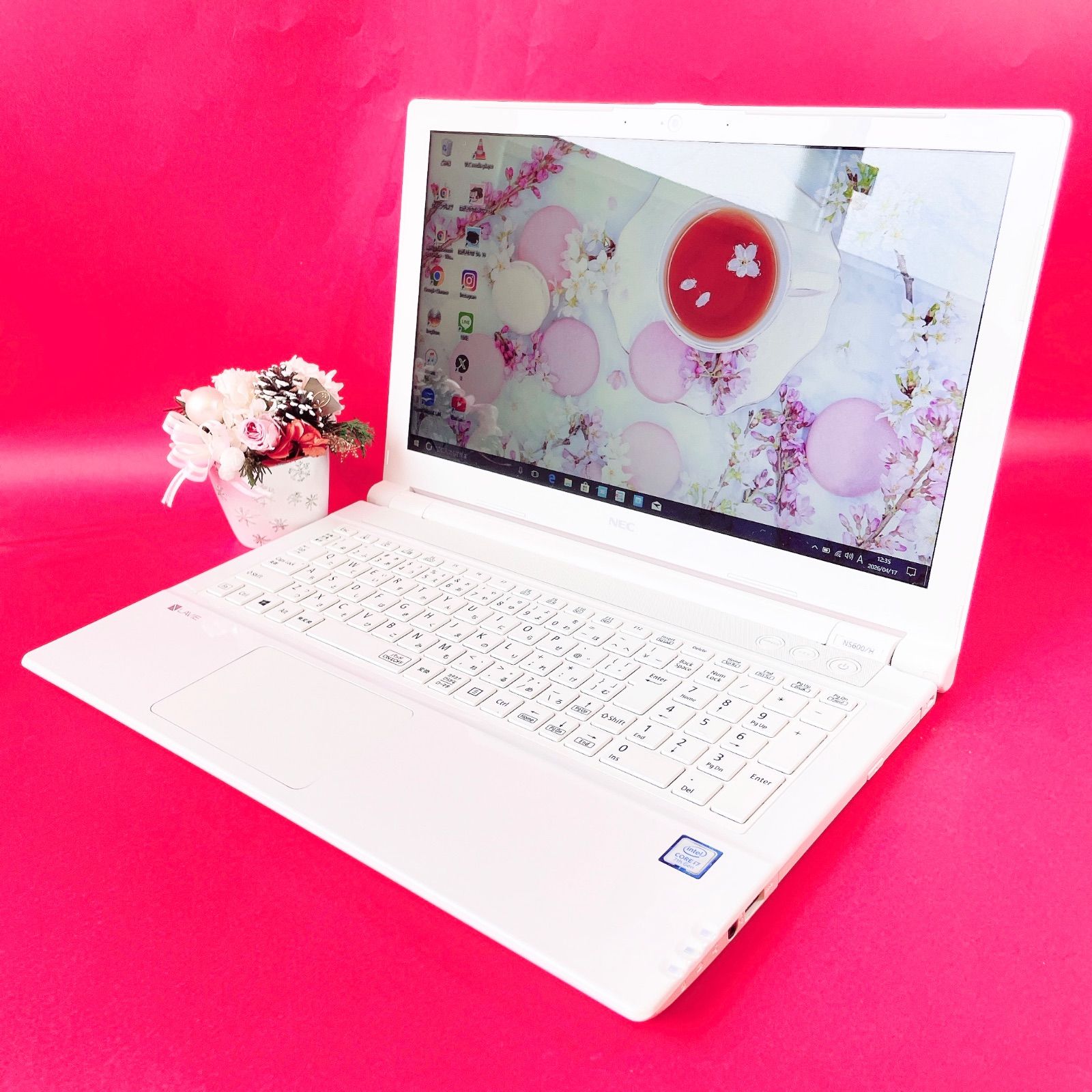 美品✨Corei7/1TB/Webカメラ付ノートPC NEC 白 - メルカリ