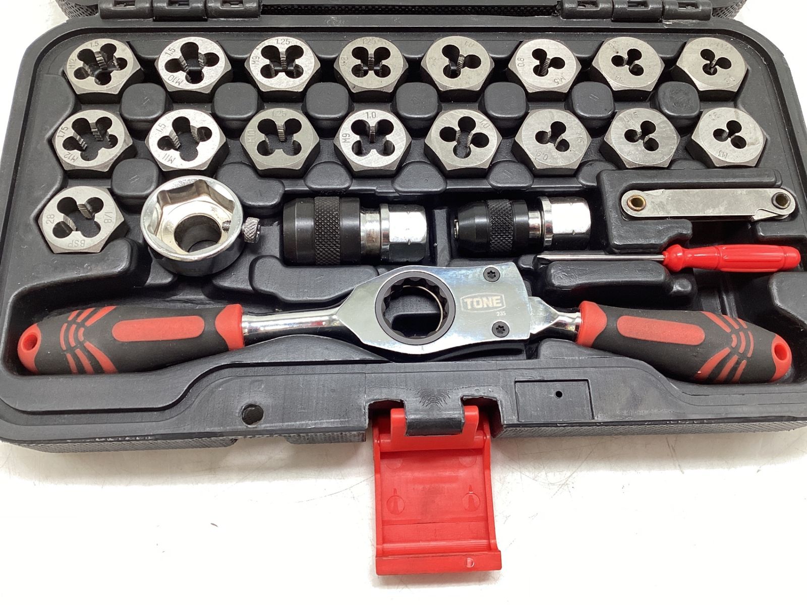 中古品】TONE/トネ TDS400 ☆ タップダイスセット [IT_HBAPU][豊田 
