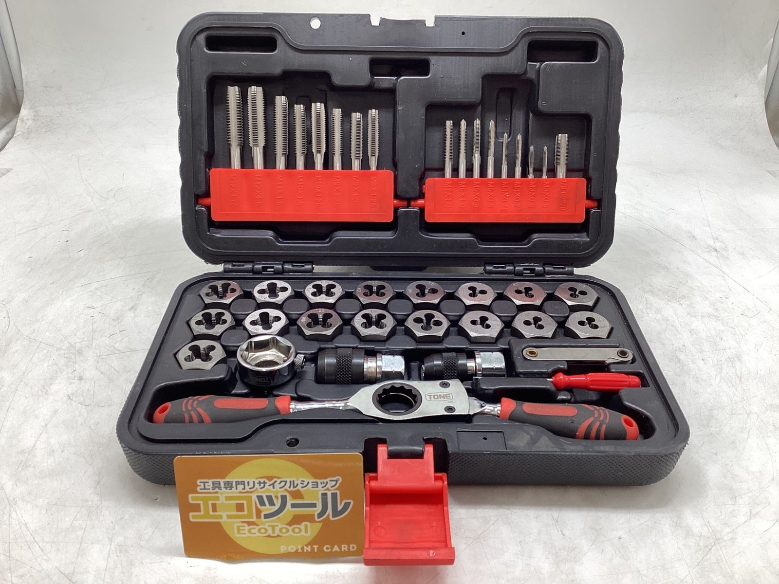 中古品】TONE/トネ TDS400 ☆ タップダイスセット [IT_HBAPU][豊田 