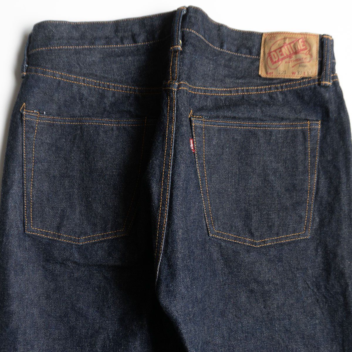 濃紺/美品】 WAREHOUSE×Denime 【LOT221 デニムパンツ】33×32 ウエア 