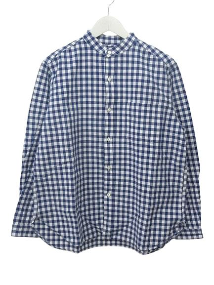 マイヨ サンセット ギンガム New スタンドカラー MAS-N004 シャツ maillot Sunset Gingham New Stand Collar Shirts (サンセット