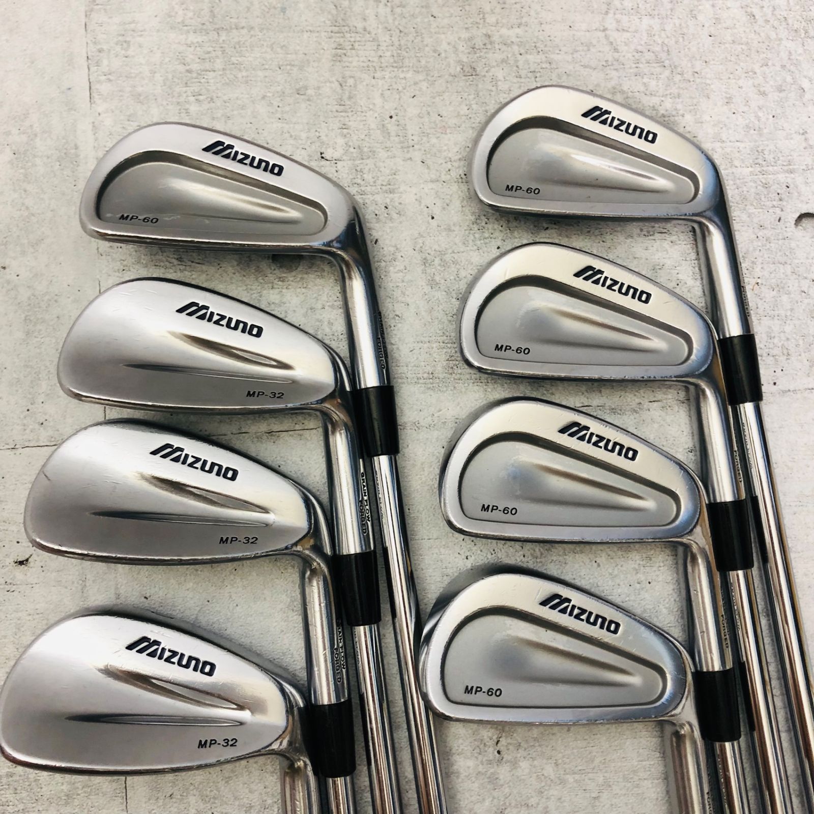 MIZUNO ミズノ MP-32 MP-60 8本 コンボアイアン メンズ ゴルフ クラブ 