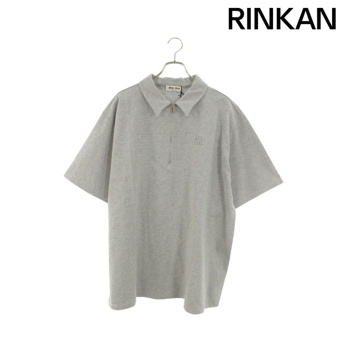 MIUMIU 25ss ポロシャツ miu miu（ミュウミュウ） 25SS コットンピケ トリコロール ポロシャツ