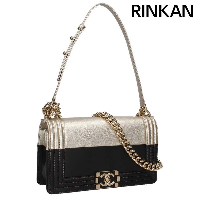 シャネル  ボーイシャネル25 カーフスキンチェーンショルダーバッグ レディース 25 CHANEL（シャネル） ボーイシャネル25 ココマーク チェーンショルダー