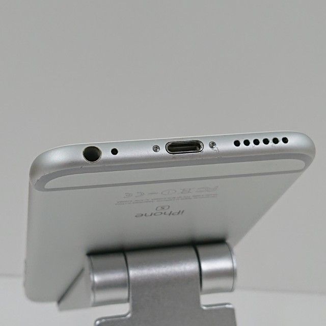 【美品】iphone6S シルバー iPhone - 超美品 SIMフリー iPhone6S 16GB シルバー M333の通販 by