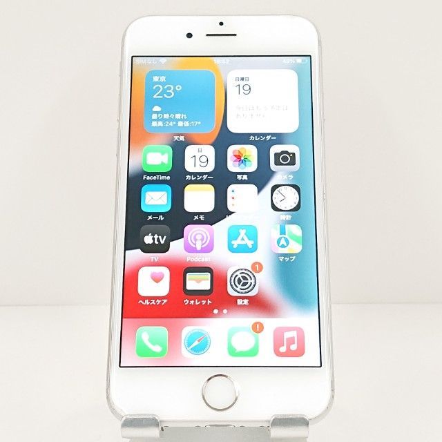 iPhone6s 64GB SIMフリー シルバー 送料無料 本体 c18980 - メルカリ