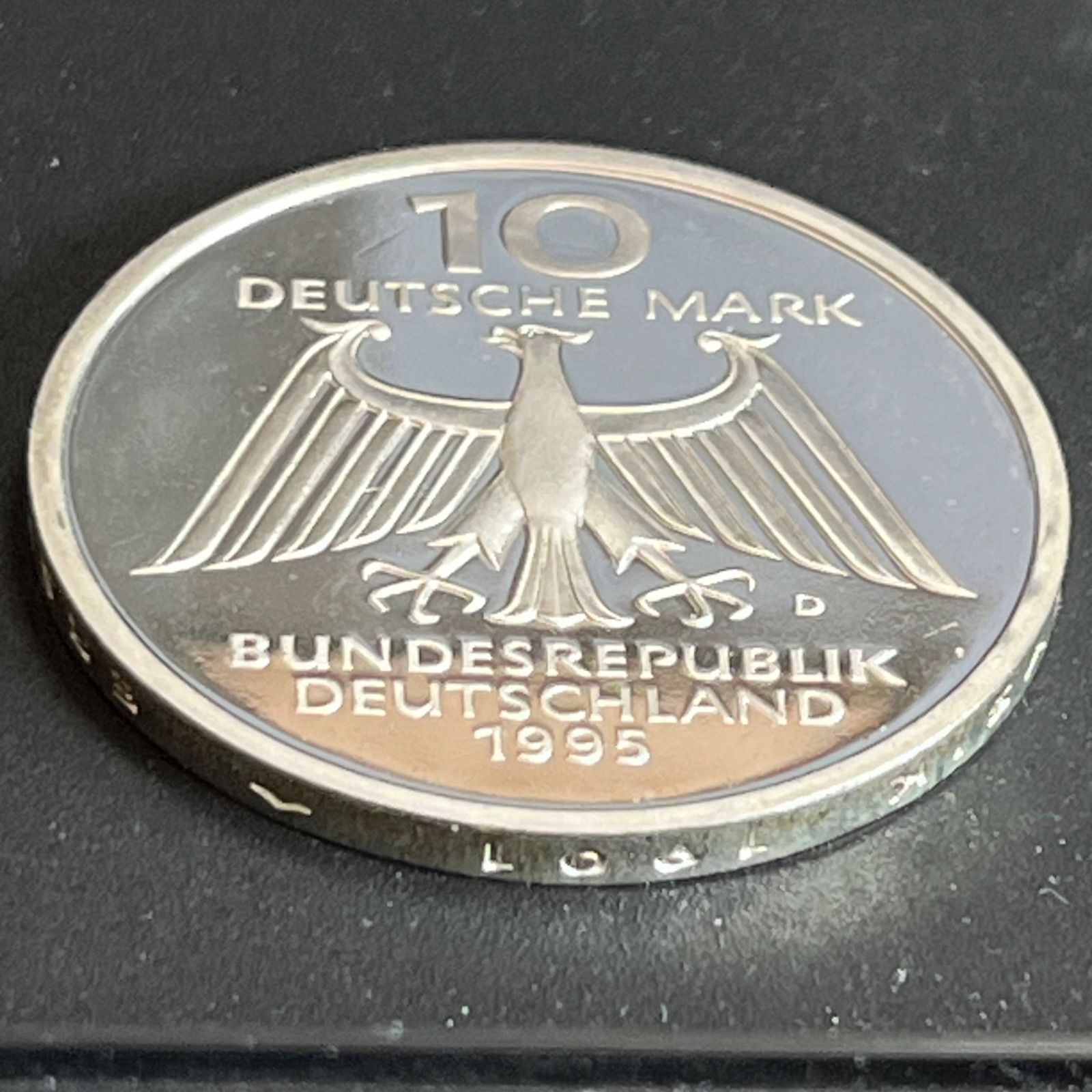 銀貨】1995年 ドイツ連邦共和国 10マルク レントゲン X線発見100周年