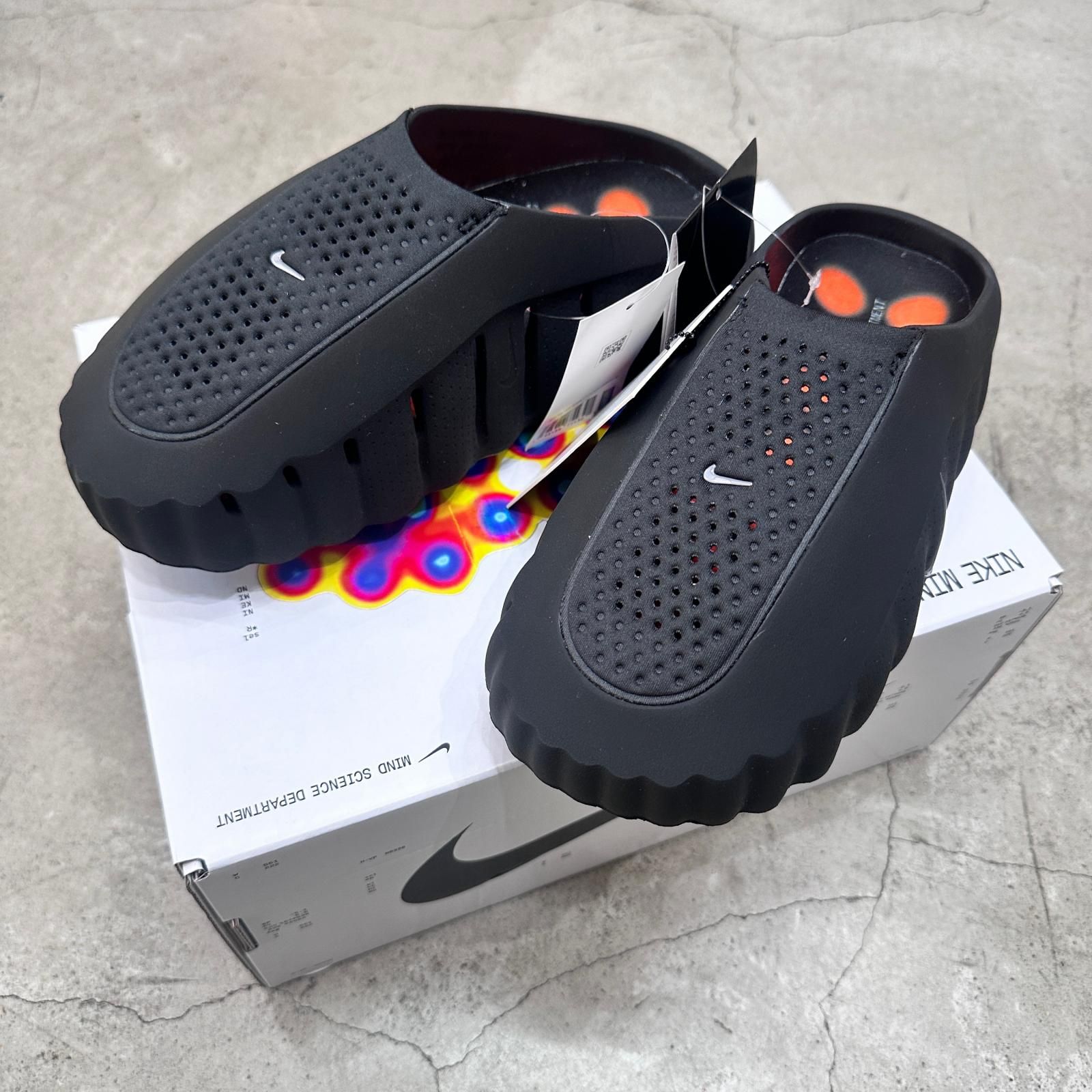 未使用 NIKE Mind 001 Mules black マインド ミュール サンダル ナイキ 