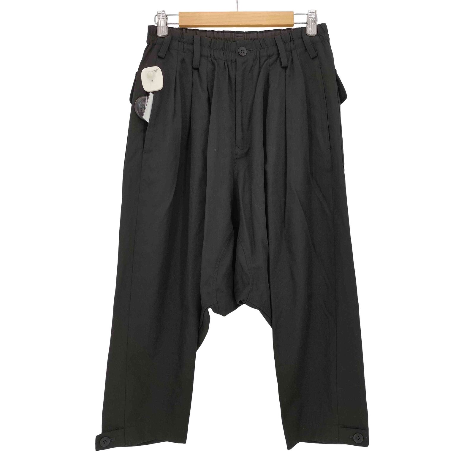 ヨウジオム アジャスター付き ギャバ サルエルパンツ yohji STAFF STYLING｜THE SHOP YOHJI YAMAMOTO
