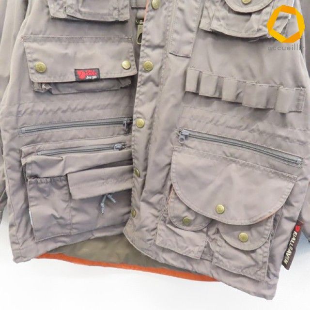フェールラーベン FJALLRAVEN サバイバルジャケット ブルゾン ヴィンテージ ジャケット 2WAY ロゴボタン メンズ [a953463]