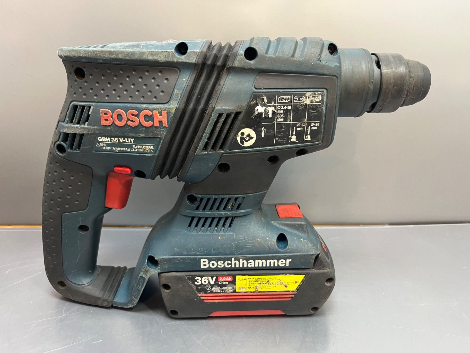 BOSCH 36V バッテリーハンマードリル フルセット品 GBH36V-LIY Professional バッテリー2個、充電器、ケース、他 ボッシュ 充電式ハンマードリル BOSCH 36V バッテリーハンマードリル フルセット品 GBH36V-LIY Professional バッテリー2個、充電器、ケース、他 ボッシュ 充電式ハンマードリル