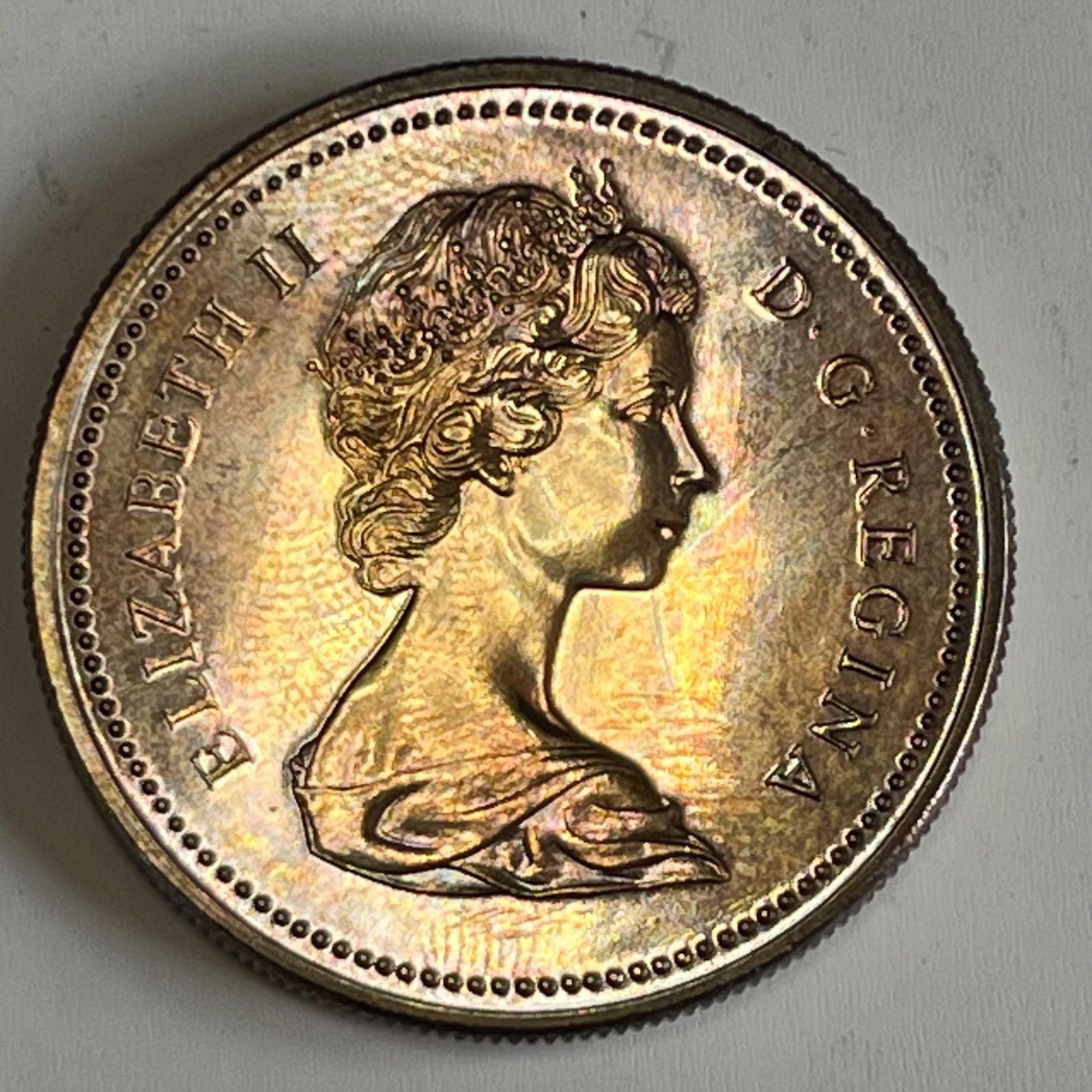 銀貨】1971年 カナダ 1ドル ブリティッシュコロンビア州加盟100周年 