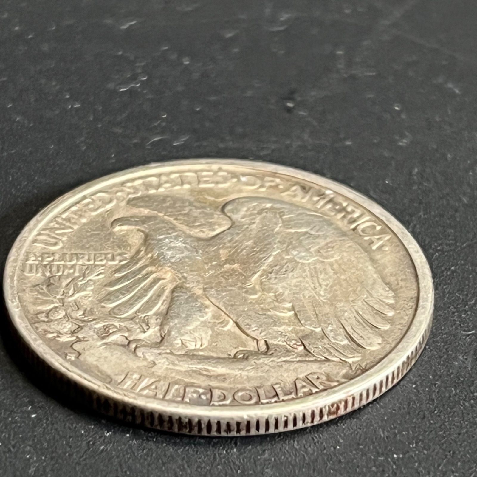 銀貨】1943年 アメリカ ウォーキングリバティ ハーフダラー 自由の女神