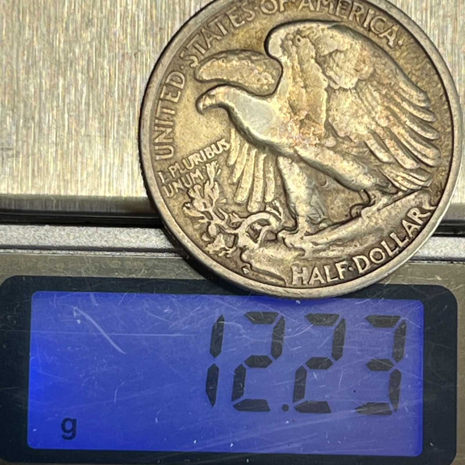 銀貨】1943年 アメリカ ウォーキングリバティ ハーフダラー 自由の女神