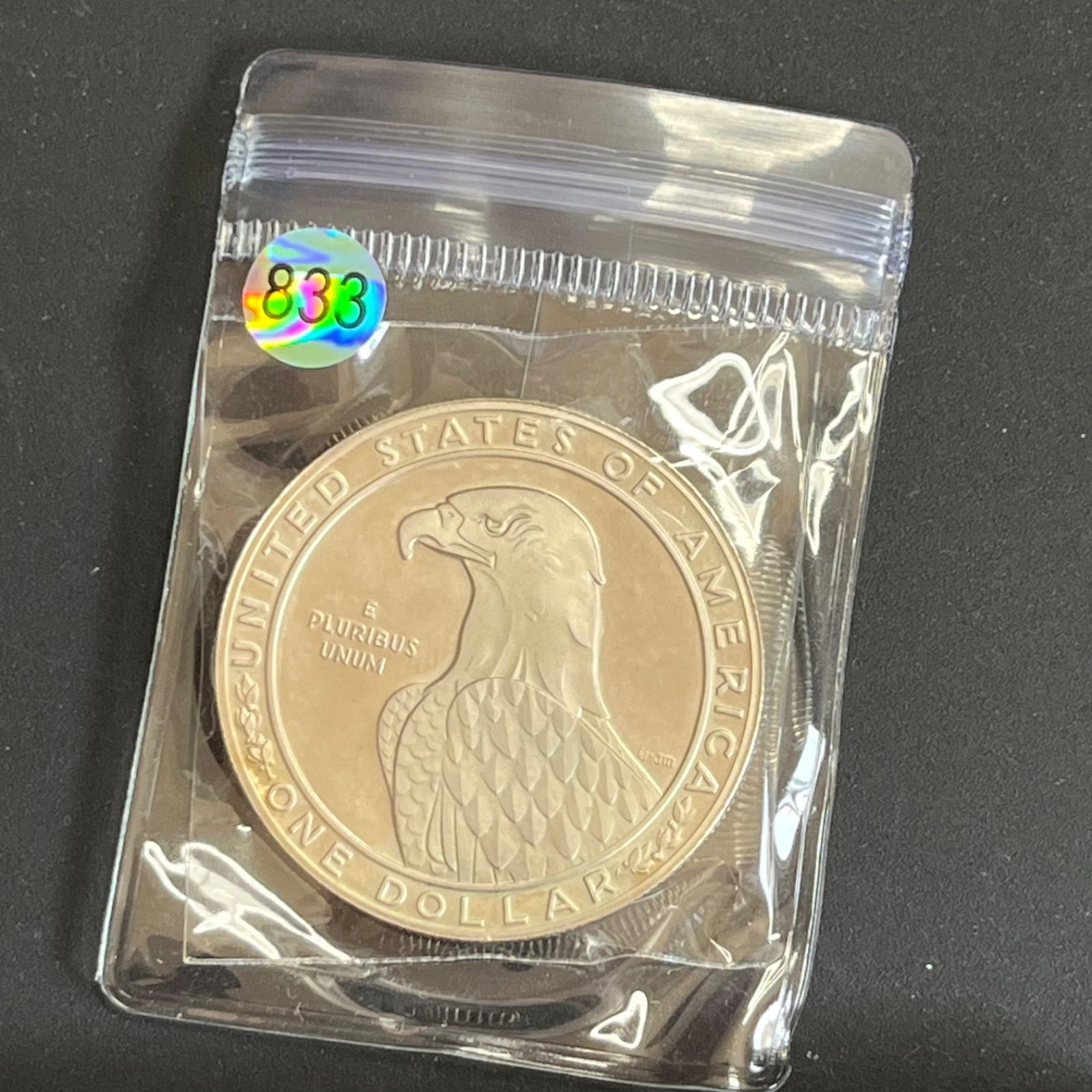 USA 1ドル銀貨⁄聖火塔 1984年⁄ロサンゼルスオリンピック記念銀貨