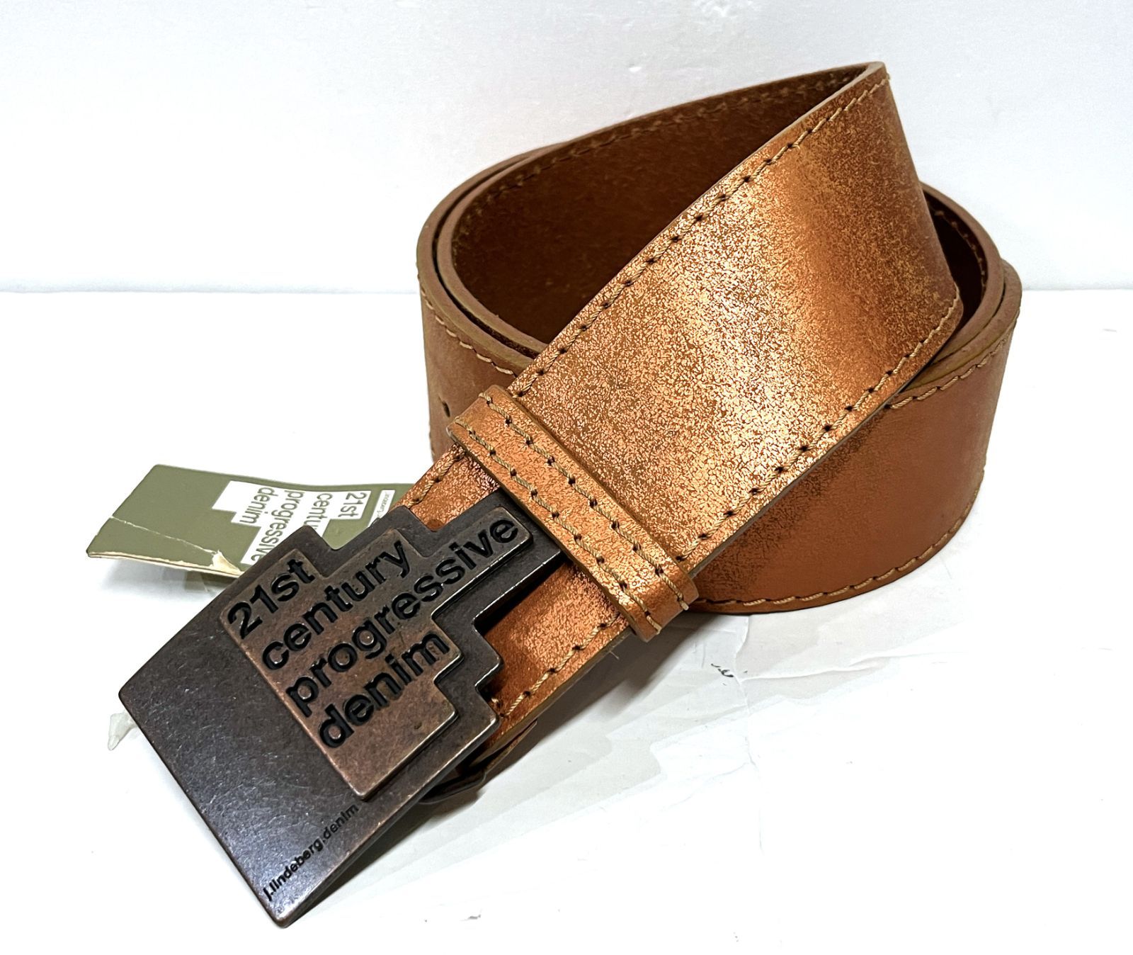 J.LINDEBERG｜ジェイリンドバーグ ヴィンテージ加工 ロゴバックル 