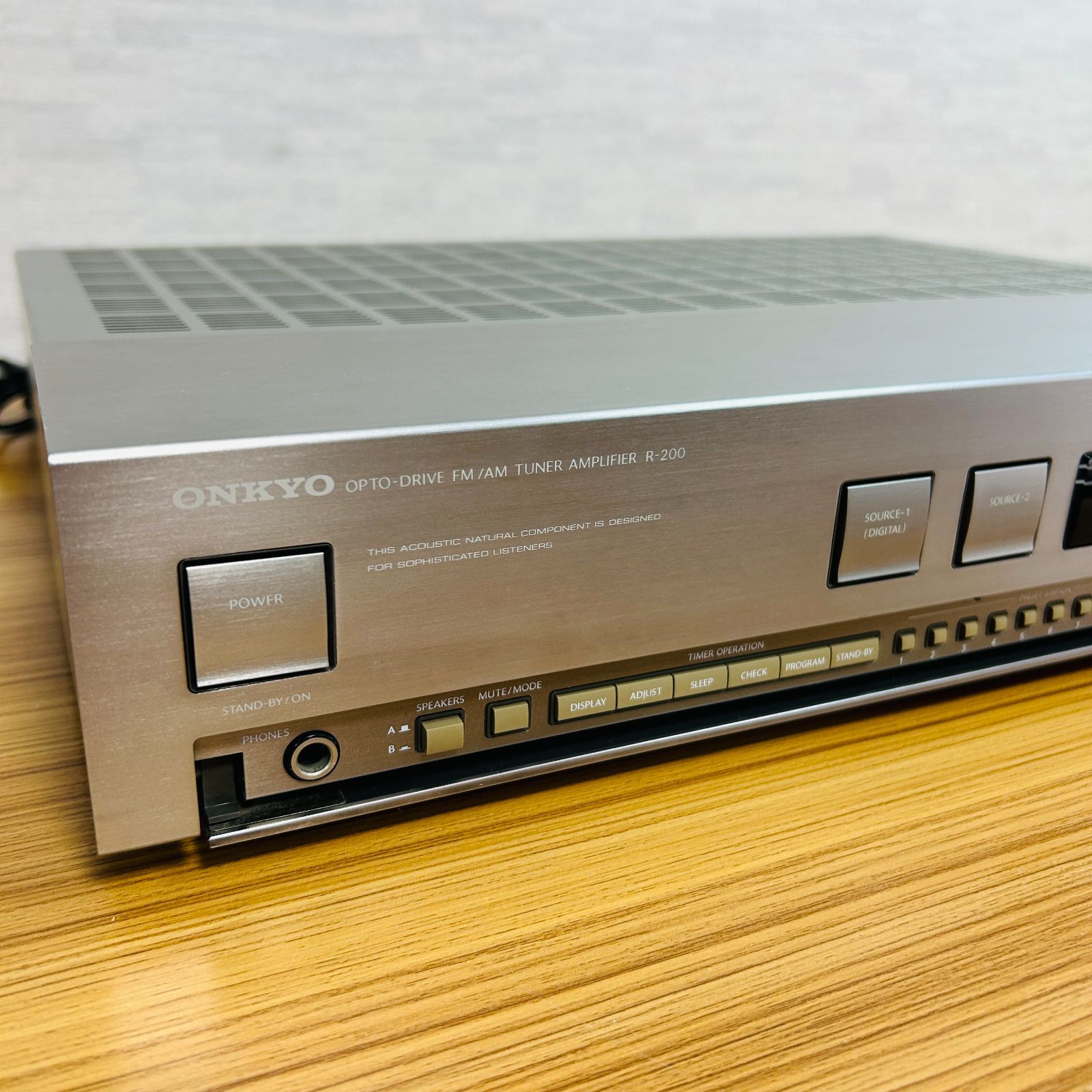 現状品】ONKYO オンキョー チューナーアンプ R-200 - メルカリ