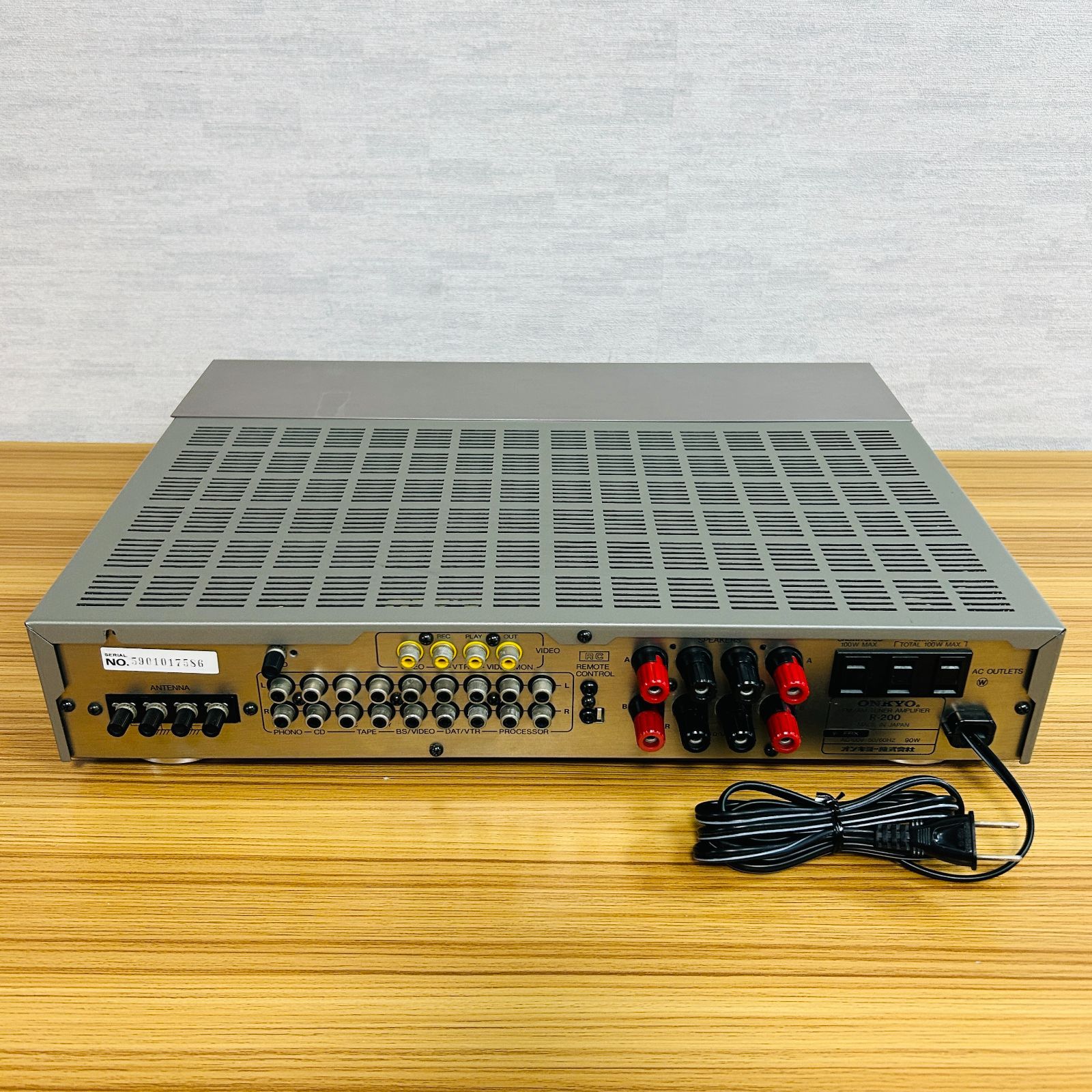 現状品】ONKYO オンキョー チューナーアンプ R-200 - メルカリ