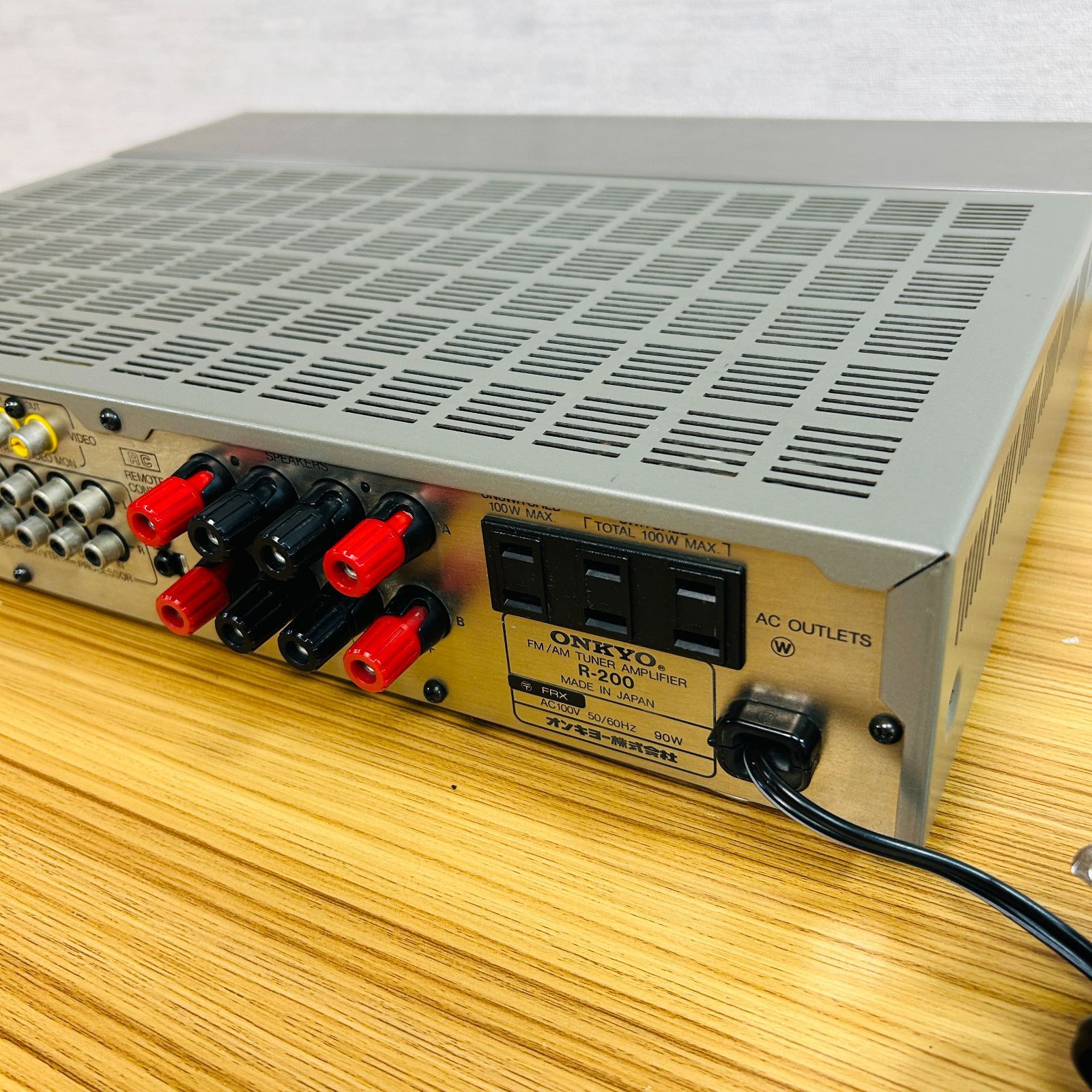 現状品】ONKYO オンキョー チューナーアンプ R-200 - メルカリ