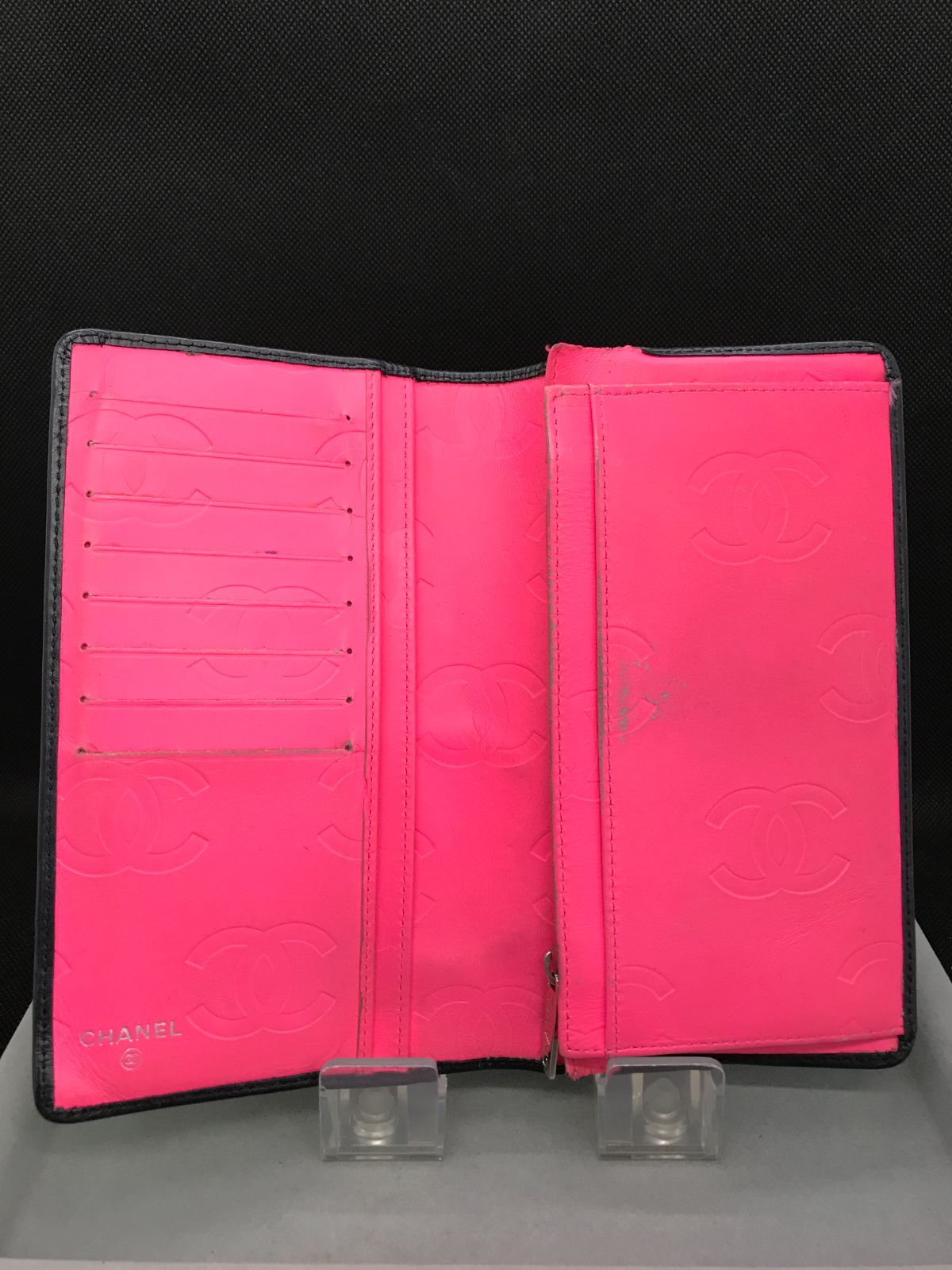 CHANEL シャネル 長財布 カンボンライン ココマーク マトラッセ レザー